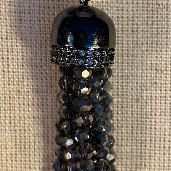 💰 5 FOR $40 / GORGEOUS CAROLEE BEADED LARIAT NECKLACE (EUC) - Picture 4 of 8